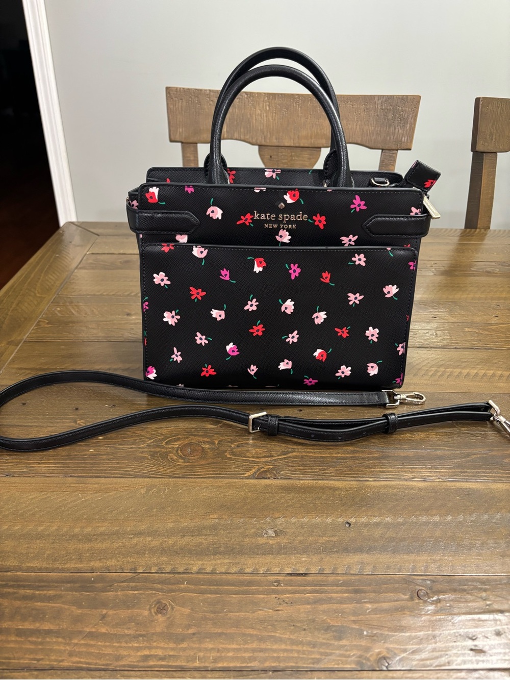 Kate Spade Staci Ditsy Buds Medium Satchel